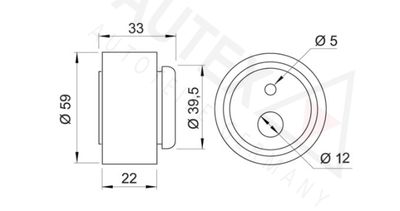ROLA INTINZATOR CUREA DISTRIBUTIE AUTEX 641512 1