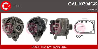 Генератор CASCO CAL10394GS для PORSCHE CAYMAN