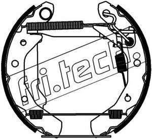 Комплект тормозных колодок fri.tech. 16255 для DAEWOO TICO