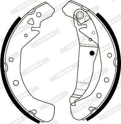 SET SABOTI FRANA FERODO FSB4153 1