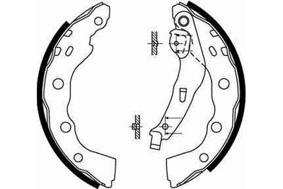 Brake Shoe Set GS8665