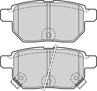 BREMSBELAGSATZ SCHEIBENBREMSE VALEO 302085 1