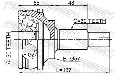 Joint Kit, drive shaft 0110-GRX125