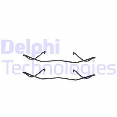 Комплектующие, колодки дискового тормоза DELPHI LX0236 для OPEL CALIBRA