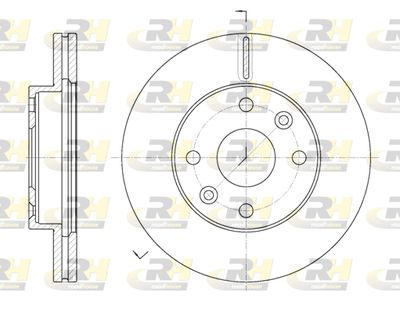 ROADHOUSE 61116.10 Тормозной диск 