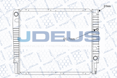 JDEUS M-0310260 Радиатор охлаждения двигателя  для VOLVO S90 (Вольво С90)
