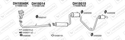 SISTEM DE ESAPAMENT VENEPORTE 180008