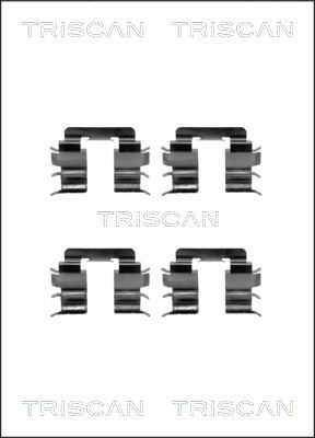 Комплектующие, колодки дискового тормоза TRISCAN 8105 141587 для NISSAN MICRA