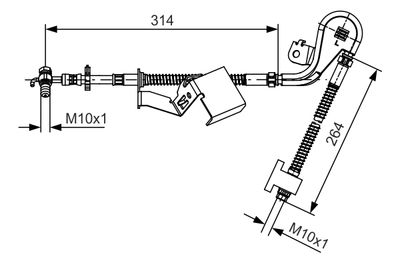 BOSCH Bremsschlauch