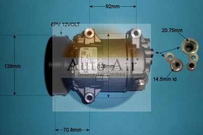 Compressor, air conditioning Auto Air Gloucester 14-1111