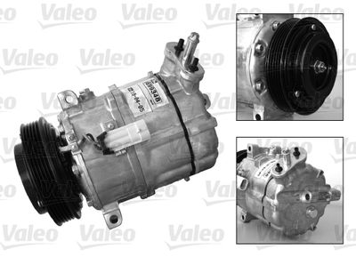 VALEO Compressor, airconditioning VALEO RE-GEN REMANUFACTURED (699848)