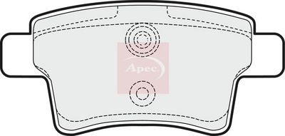 APEC Brake Pad Set, disc brake PAD1526