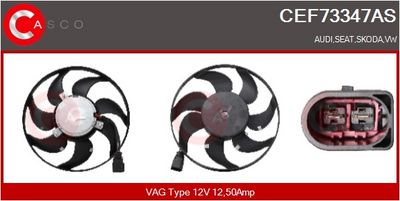 VENTILATOR RADIATOR CASCO CEF73347AS