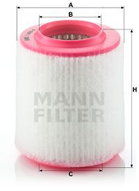 Воздушный фильтр MANN-FILTER C 1652/2 для AUDI A8