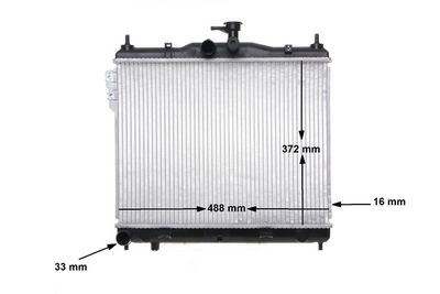 Radiateur - CR1277000S - MAHLE