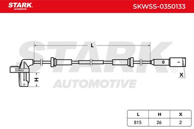 датчик, обороти на колелото STARK SKWSS-0350133