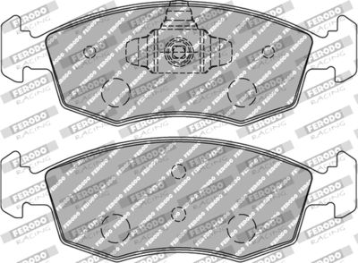 Комплект тормозных колодок, дисковый тормоз FERODO RACING FCP4353H для LANCIA YPSILON