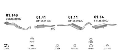 SISTEM DE ESAPAMENT POLMO POLMO00635