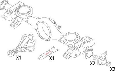 SET GARNITURI DIFERENTIAL CORTECO 19535816 2