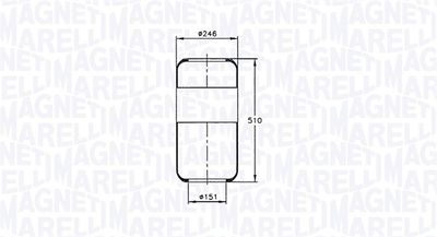 MAGNETI MARELLI Federbalg, Luftfederung