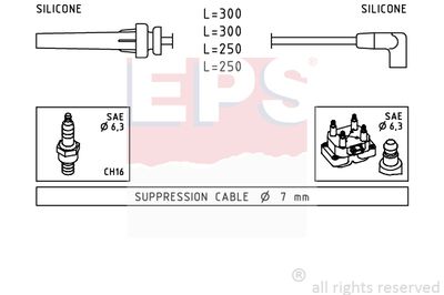Комплект проводов зажигания EPS 1.501.508 для CHRYSLER CIRRUS