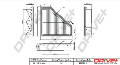 Luftfilter Dr!ve+ DP1110.10.0450