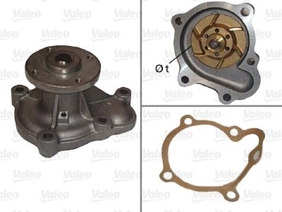 Водяной насос, охлаждение двигателя VALEO 506085 для OPEL CORSA