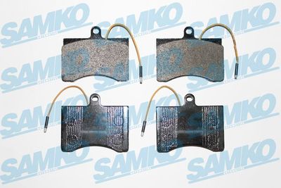 Комплект тормозных колодок, дисковый тормоз SAMKO 5SP008 для CITROËN C35