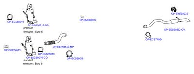Изпускателна система OPTIMAL OP-EXSPG754