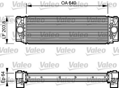 Интеркулер VALEO 818732 для VW CRAFTER