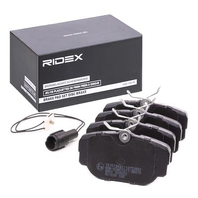 комплект спирачно феродо, дискови спирачки RIDEX 402B1360