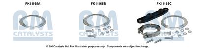 zestaw montażowy, filtr sadzy / filtr cząstek stałych BM CATALYSTS FK11165