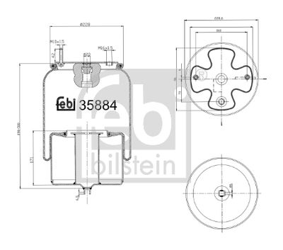 FEBI BILSTEIN Federbalg, Luftfederung