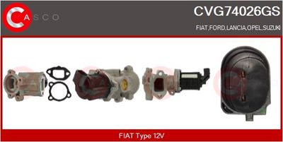 SUPAPA EGR CASCO CVG74026GS