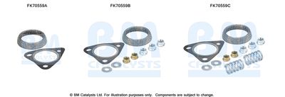 Монтажен комплект, изпускателна тръба BM Catalysts FK70559