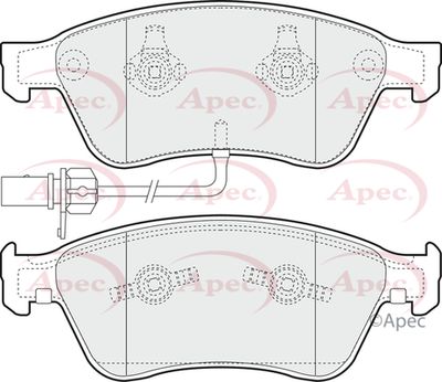 Brake Pad Set APEC PAD1349