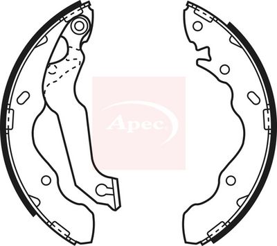 APEC Brake Shoe Set SHU643