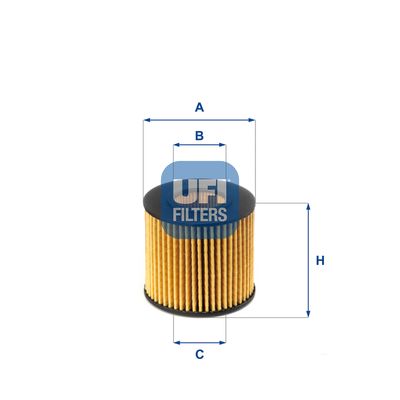 Масляный фильтр UFI 25.086.00 для LEXUS CT