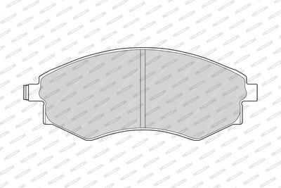 BREMSBELAGSATZ SCHEIBENBREMSE FERODO FDB600 1