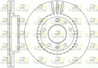 ROADHOUSE 6888.10 Тормозные диски  для KIA CARNIVAL II (GQ) 2.5 V6