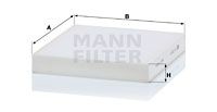 MANN-FILTER CU 2232/1 Фильтр салона  для ALFA ROMEO BRERA (Альфа-ромео Брера)