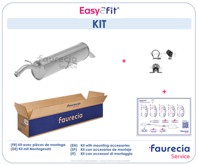 FS45235 Faurecia Глушитель выхлопных газов конечный — купить запчасти ...