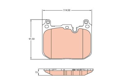 Brake Pad Set, disc brake GDB2137