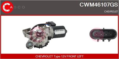 CASCO CWM46107GS Двигатель стеклоочистителя  для CHEVROLET CRUZE (Шевроле Крузе)