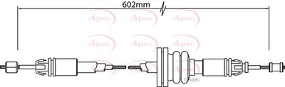 Cable Pull, parking brake APEC CAB1314
