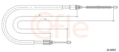 CABLU FRANA DE PARCARE