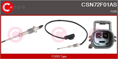 SENZOR TEMPERATURA GAZE EVACUARE