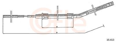 CABLU FRANA DE PARCARE