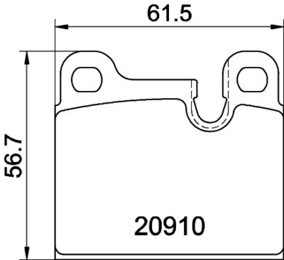 Комплект тормозных колодок, дисковый тормоз TEXTAR 2091002 для ALFA ROMEO 6
