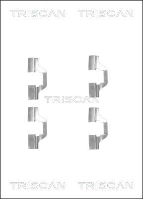 Комплектующие, колодки дискового тормоза TRISCAN 8105 251598 для RENAULT AVANTIME